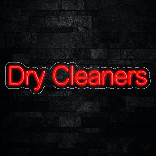 Dry Cleaners LED Neon Sign 27″L x 6″H #33073