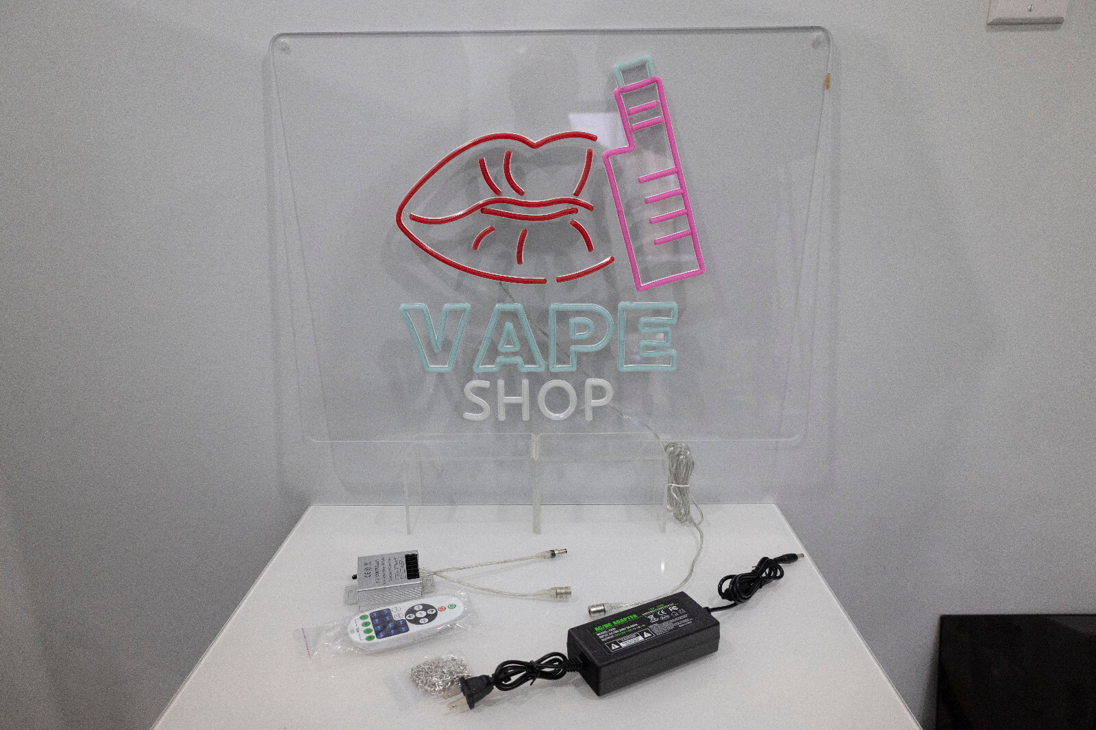 24″X18″ LED VAPE SHOP Sign – Super Bright Illuminated Signage High Visibility