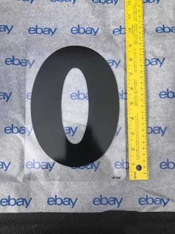 8 inch zip number changeable outdoor signage marquee NUMBERS Number 0