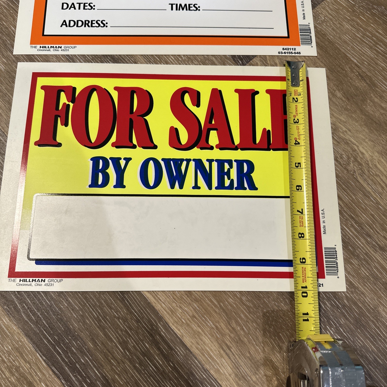 Vintage Colorful For Garage Sale, Yard Sale Vinyl signs
