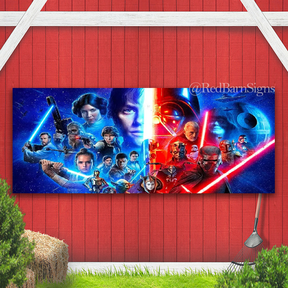Starwars Indoor Outdoor Banner Sign