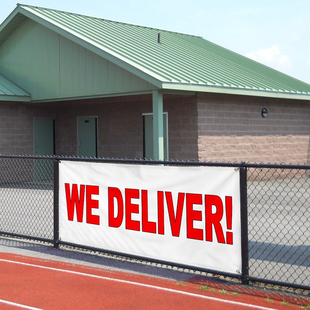 Vinyl Banner Multiple Sizes We Deliver C Weatherproof Industrial Yard Signs