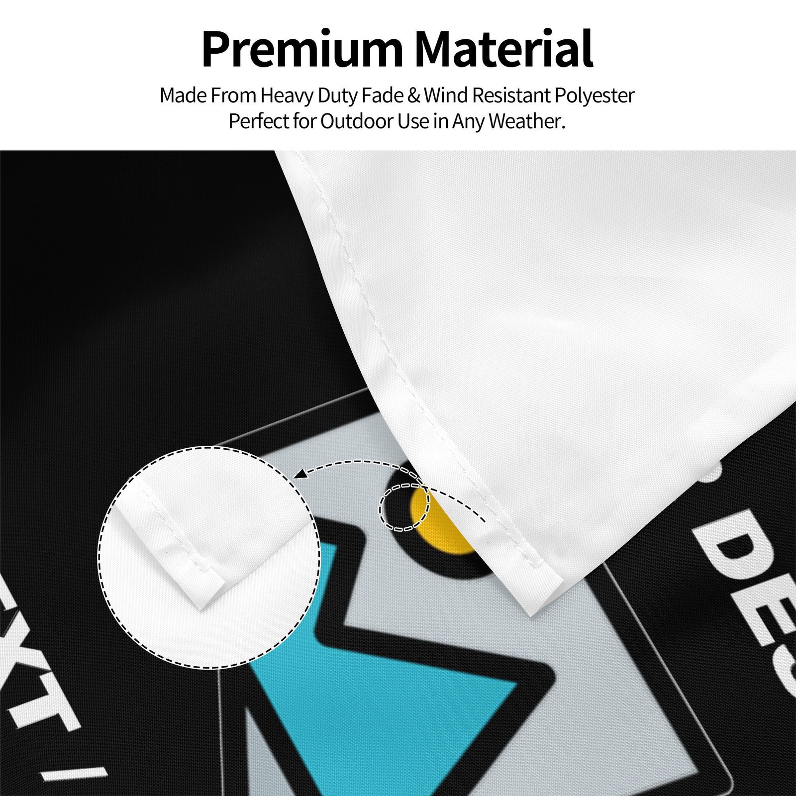 Custom Flag Personalized Flags – Print Your Own Logo Image Text USA