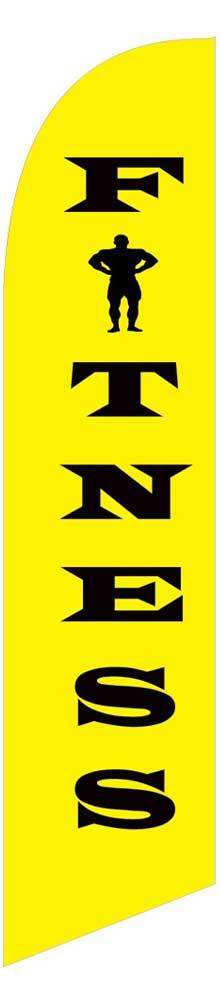 Fitness Flag Flutter Feather Banner Swooper Windless