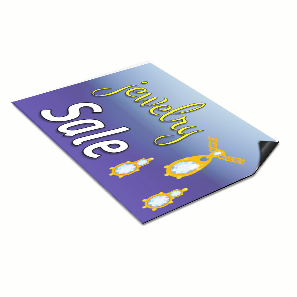 Car Magnet Set of 2 Jewelry Sale Business D Car Advertising Industrial Sign