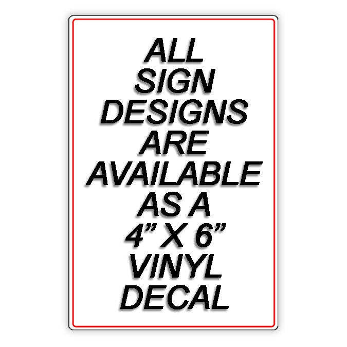 No Trespassing Private Property Keep Out Aluminum Sign / Decal Snt014 /