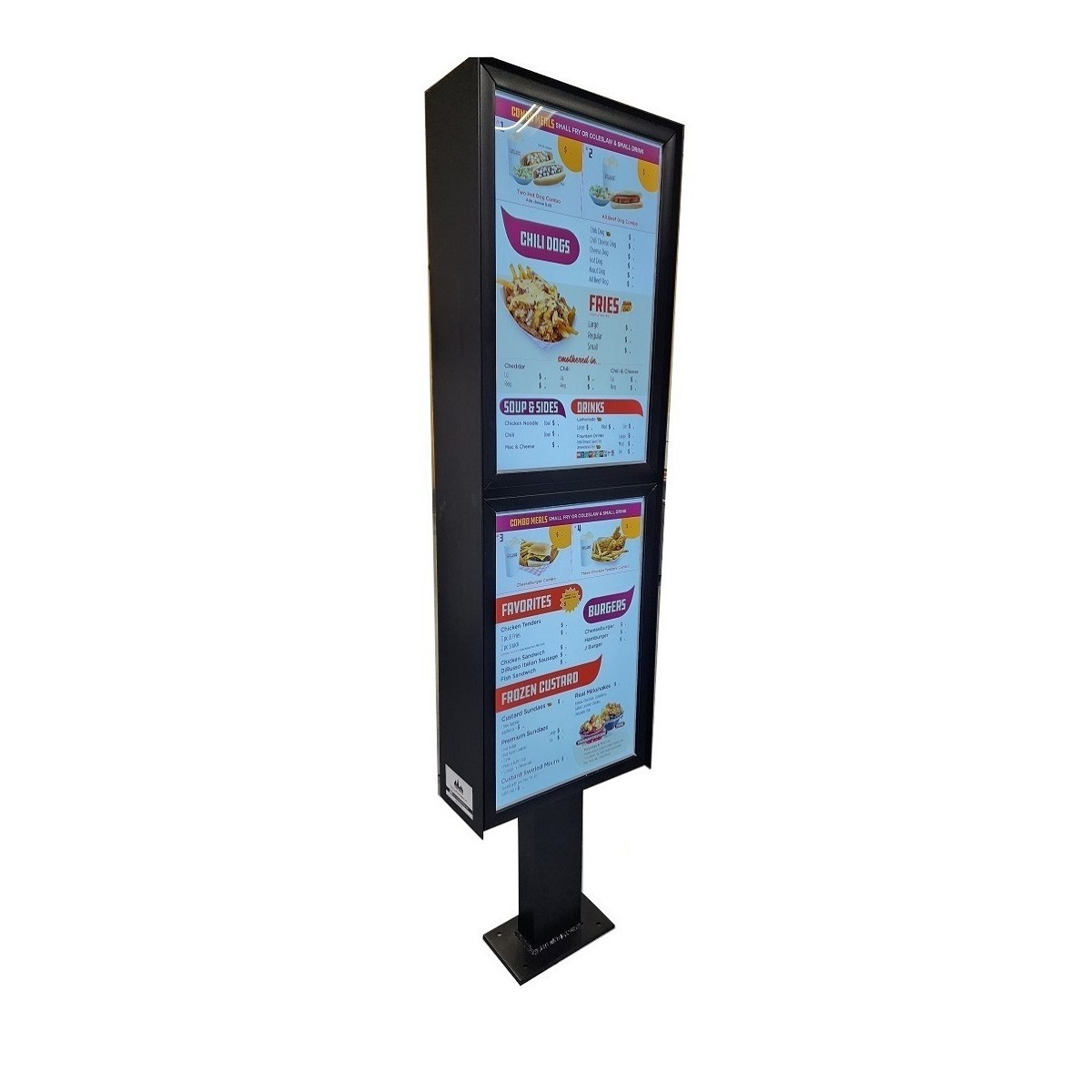 Outdoor Menu Board | UniLite Series 18×48 | 5-Day Manufacturing Lead Time