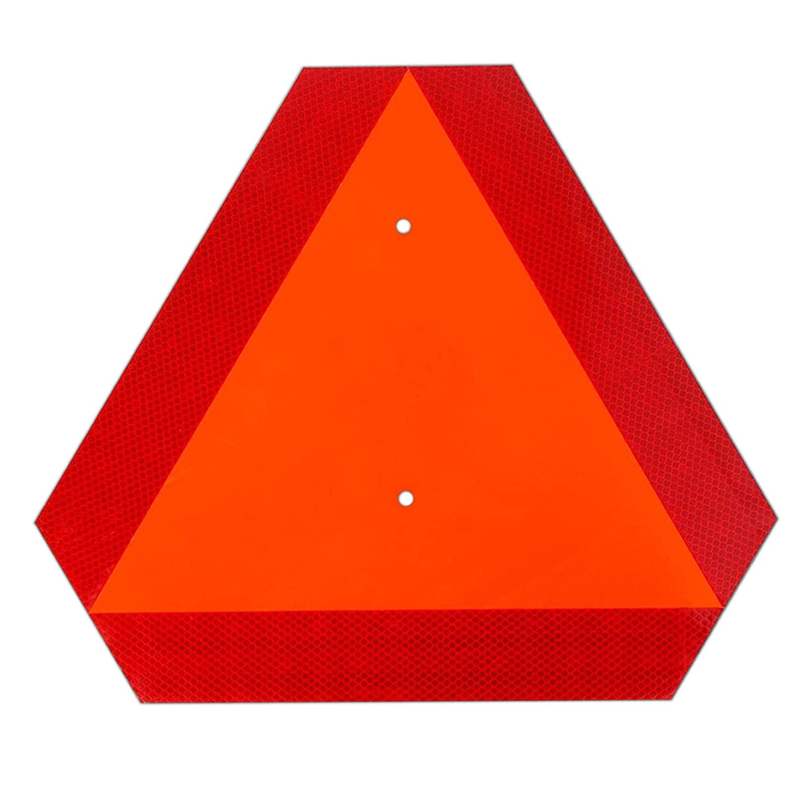 Slow Moving Vehicle Sign Reflective Safety Triangle 14×16 Outdoor