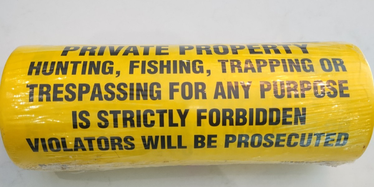 11 In. X 11 In. Plastic Posted Private Property Sign – 100 Pieces Free Shipping