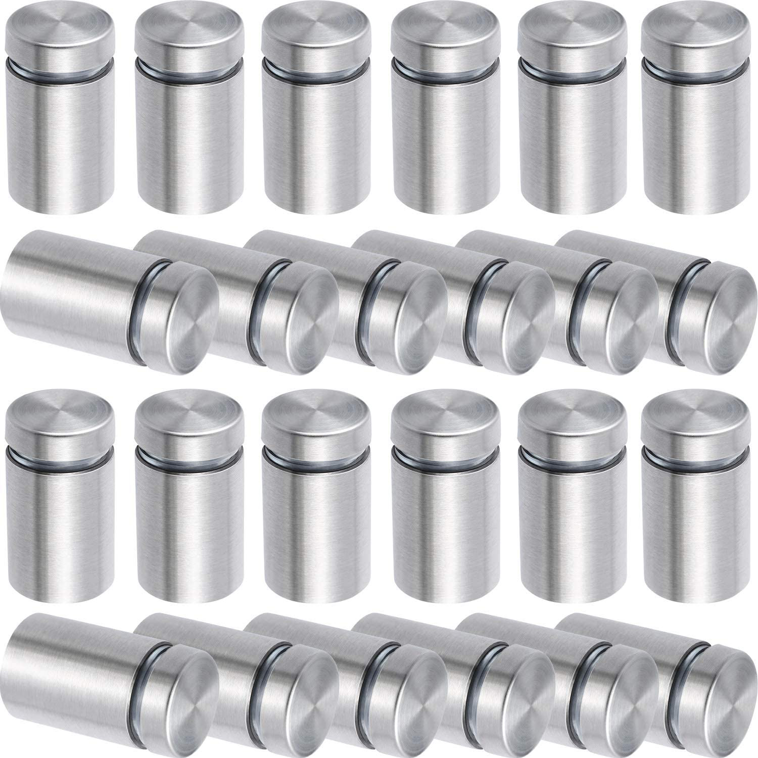 3/4 X 1 Inch Sign Holders Standoff Screws Wall Mount Hardware Advertising Glass