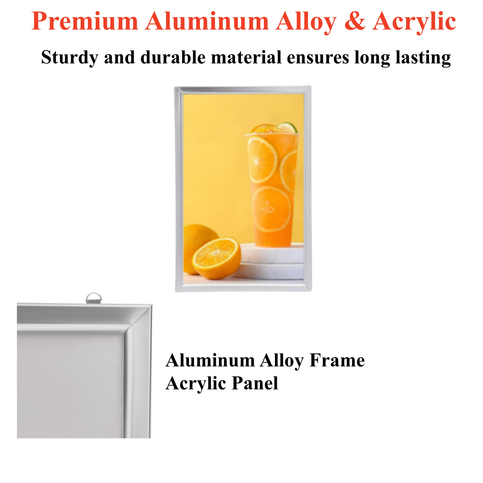 18×24″ LED Backlit Movie Poster Art Picture Frame Light Box Advertising Display