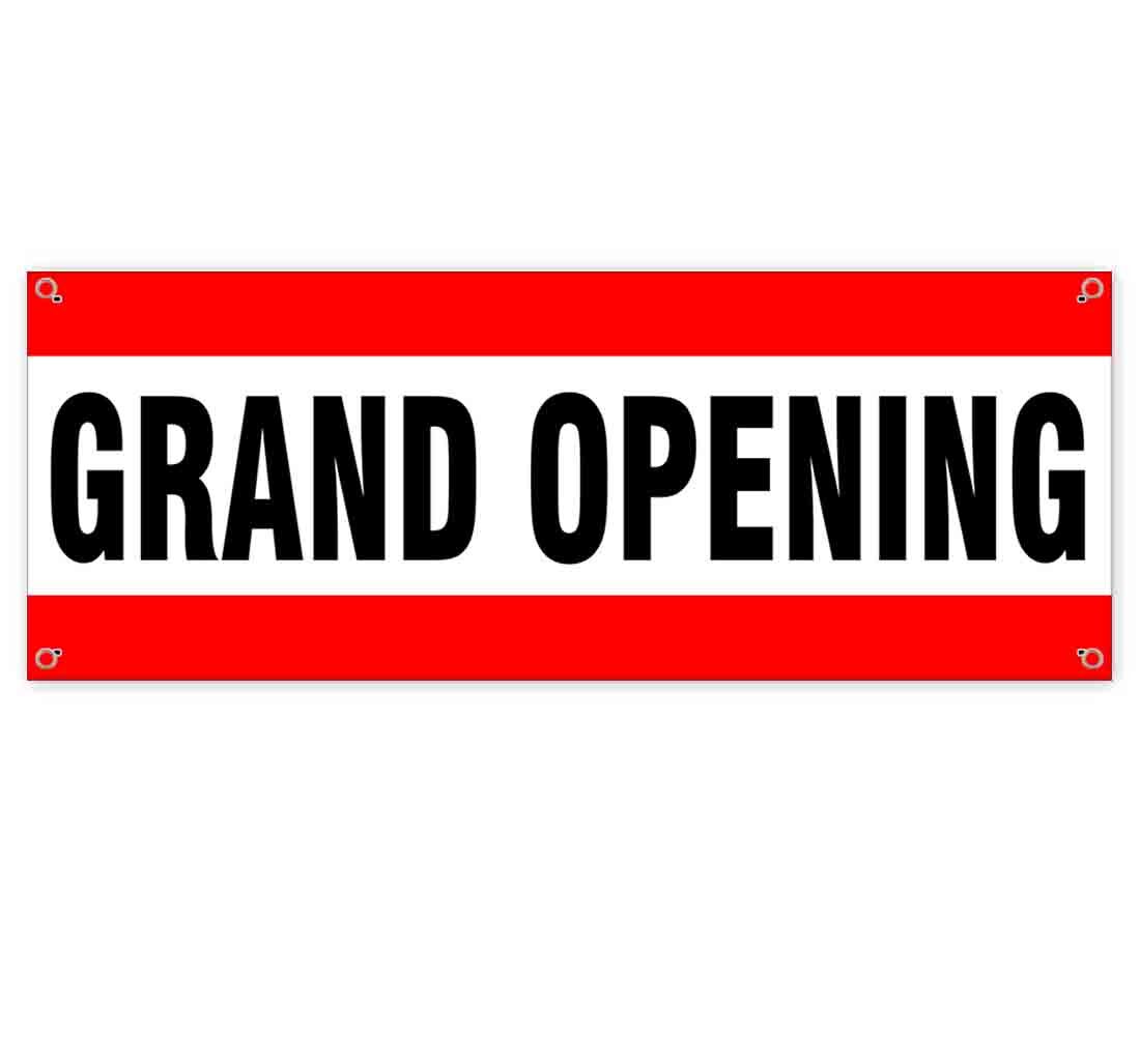 GRAND OPENING CLEARANCE BANNER Advertising Vinyl Flag Sign INV