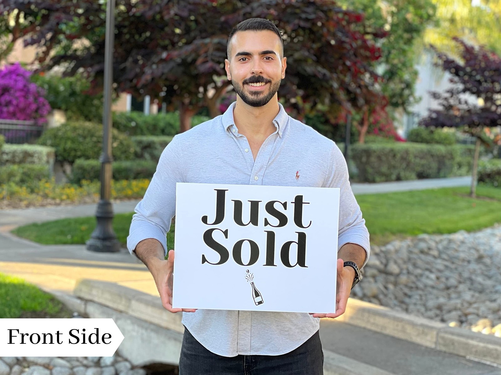 Sold Sign Real Estate – Just Sold Sign for Realtor – Said Yes to the Address …