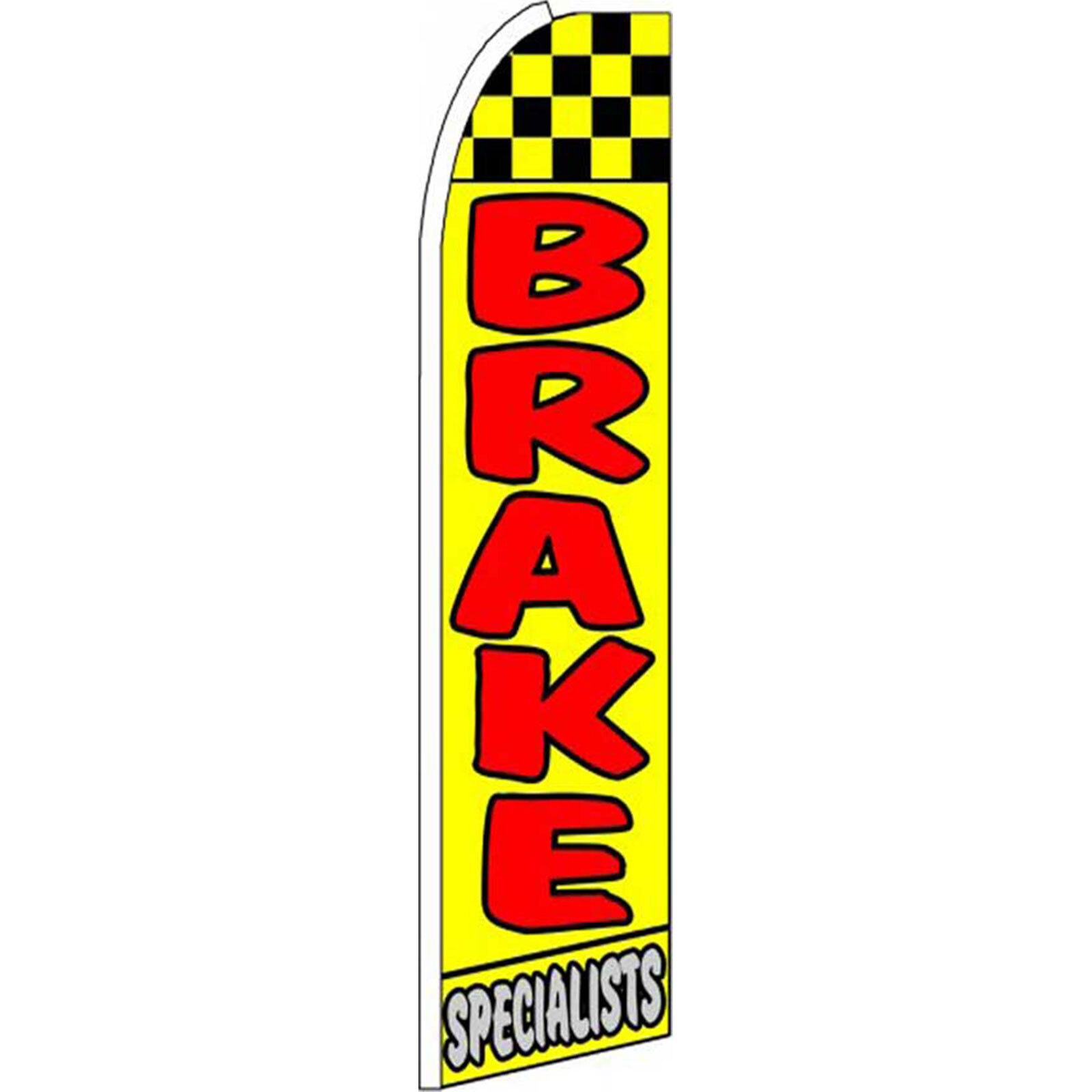 Brake Specialists 2 1/2 ft X 11 1/2 ft Windless Flag