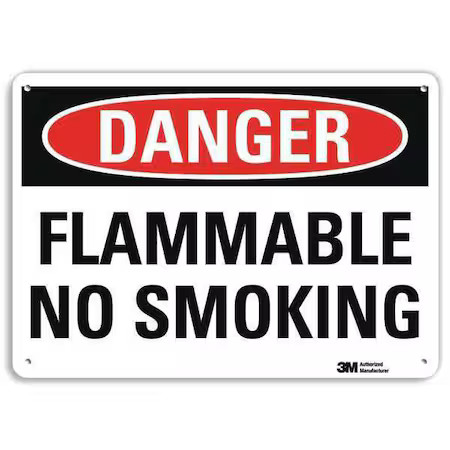 Lyle U3-1505-Na_14X10 Danger Sign, 10″ H, 14 In W, Horizontal Rectangle,