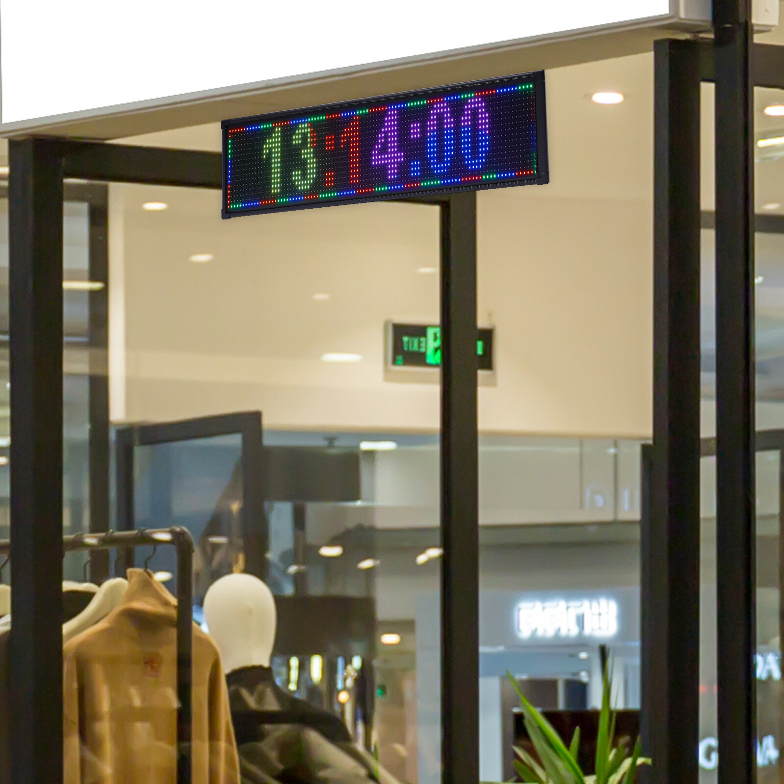 LED Scrolling Sign 26″*8″ Message Board Full Color RGB Programmable Sign