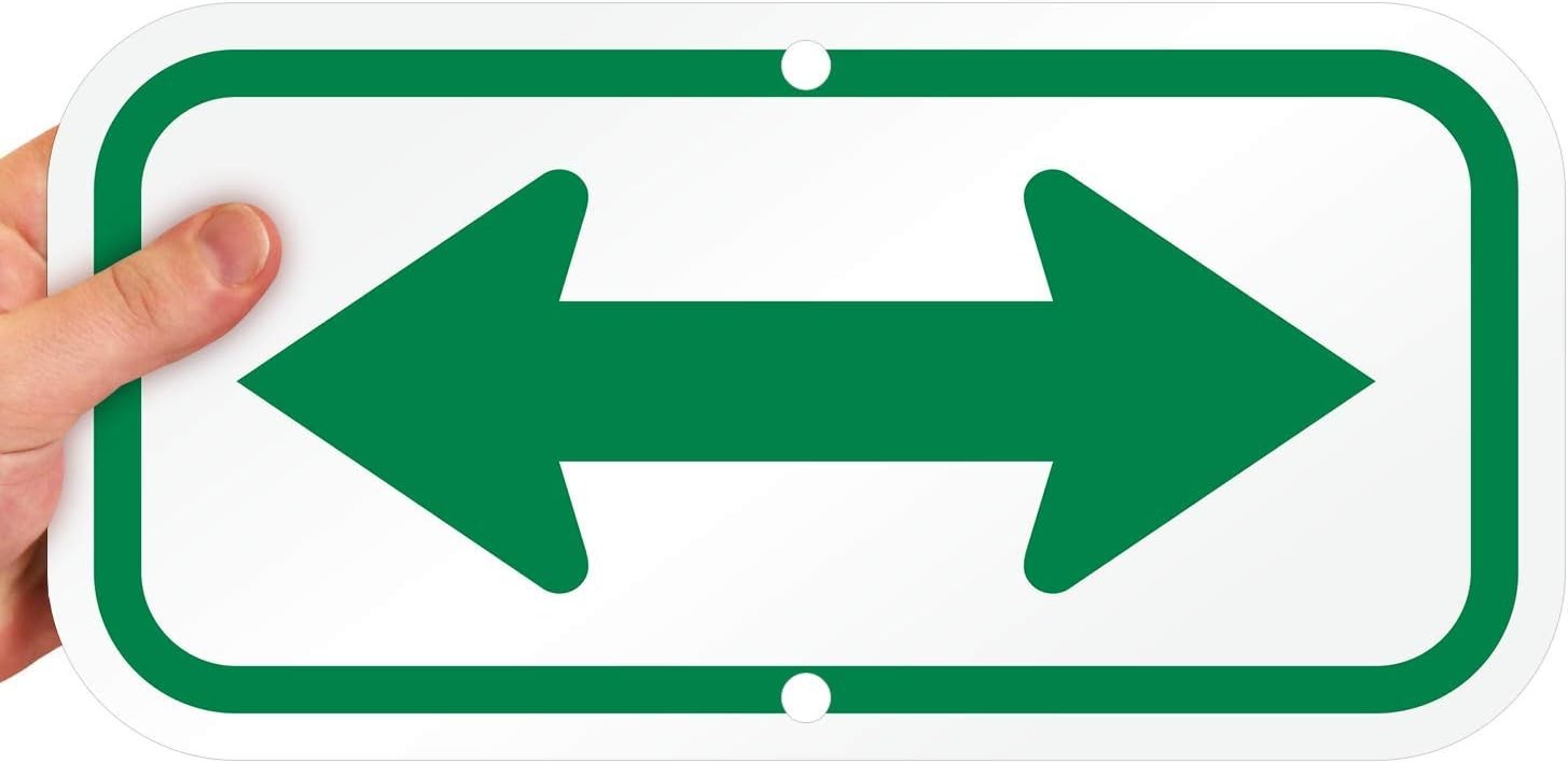 SmartSign “Right Arrow (Green)” Sign | 6″ x 12″ 3M Engineer Grade Reflective Alu