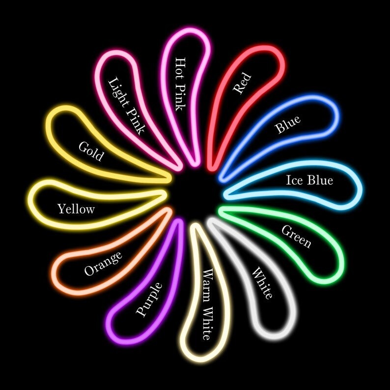 Gold & Silver LED Neon Sign 28″L x 16″H #34590