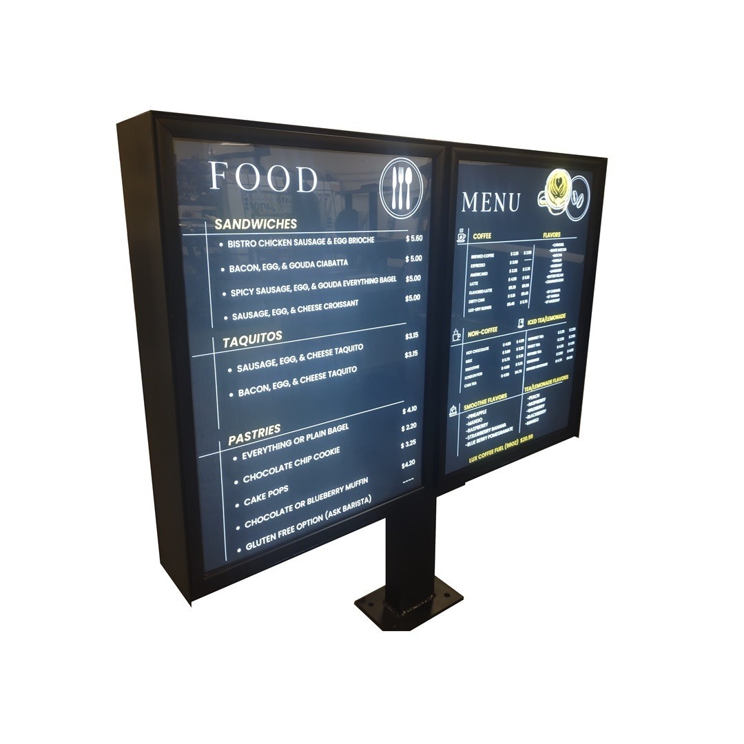 Outdoor Menu Board | UniLite Series 60×40 – 5-Day Manufacturing Lead Time