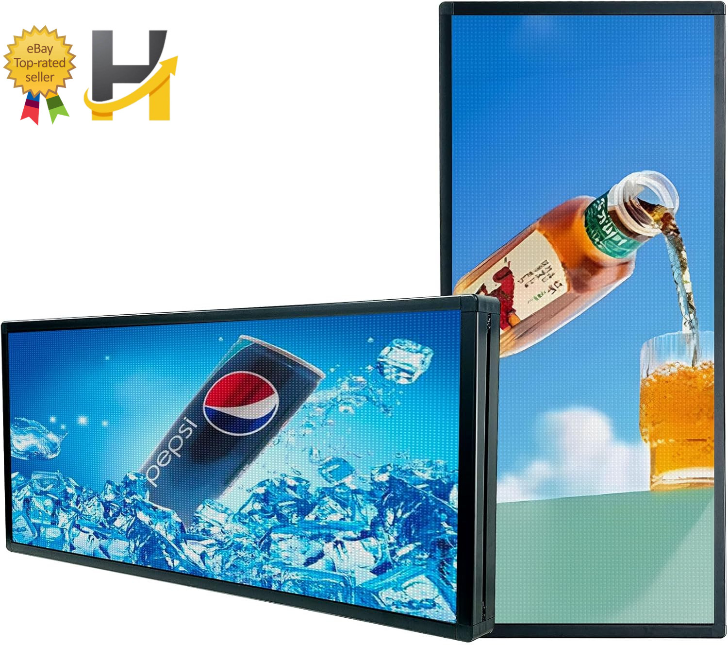 P6 Programmable LED Sign Custom Scrolling Outdoor Business Digital Display 40×17