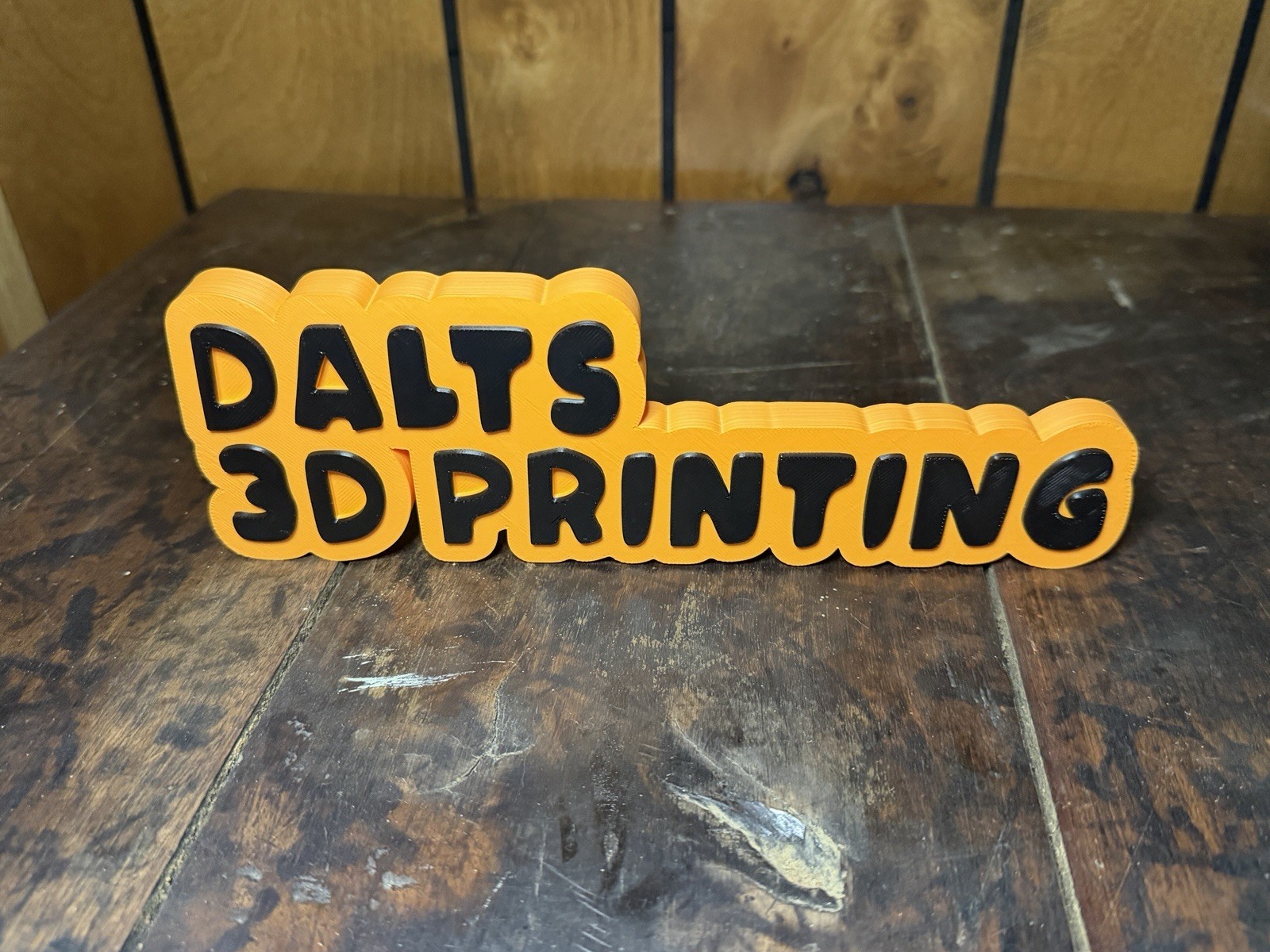 Custom 3D Printed Name Plate Personalized Desk Plate Gift Name Sign