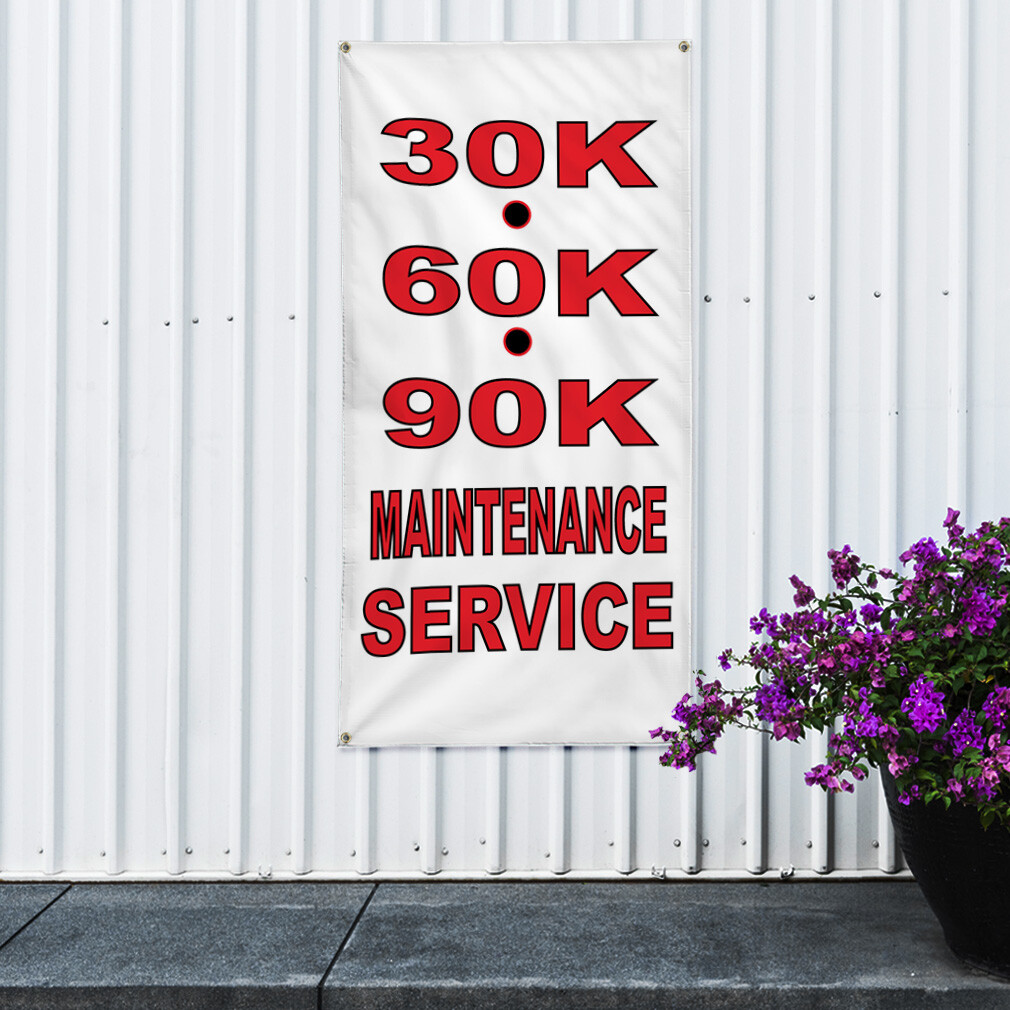Vertical Vinyl Banner Multiple Sizes Outdoor Weatherproof Industrial Yard Signs