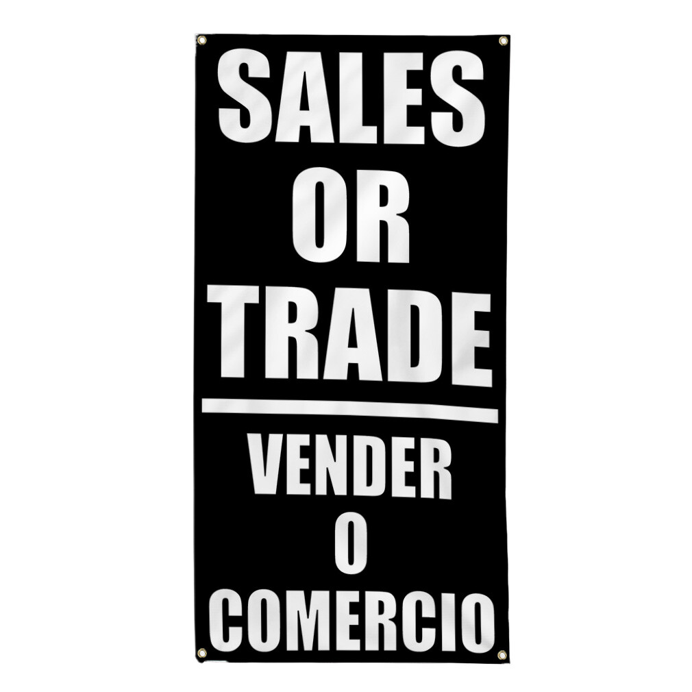 Vertical Vinyl Banner Multiple Sizes Deal Or Trade C Business Outdoor