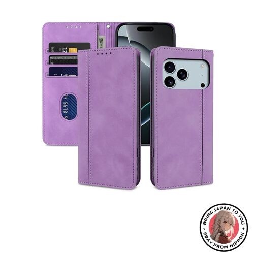 New laddutoi iPhone 17 Pro Max Case Lightweight Thin PU Leather Magnetic Card