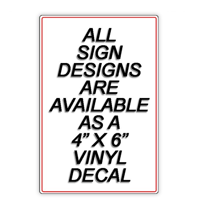 No Trespassing Warning Metal Sign Weatherproof Won’t Rust Or Fade NT016