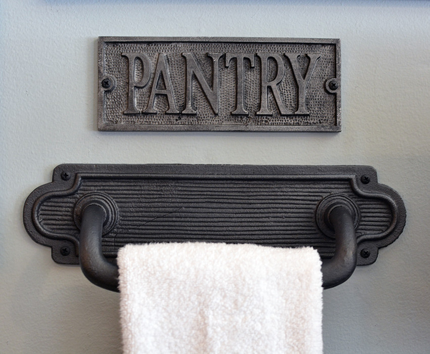 Door Plaque – Pantry – Cast Metal – Door Sign – Cast Plaque – Decor