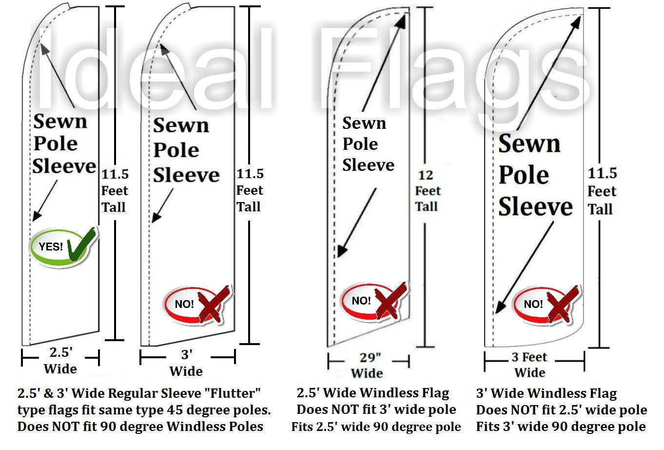 NOW LEASING FLUTTER FLAG Tall Curved Real Estate Advertising Sign Swooper Banner