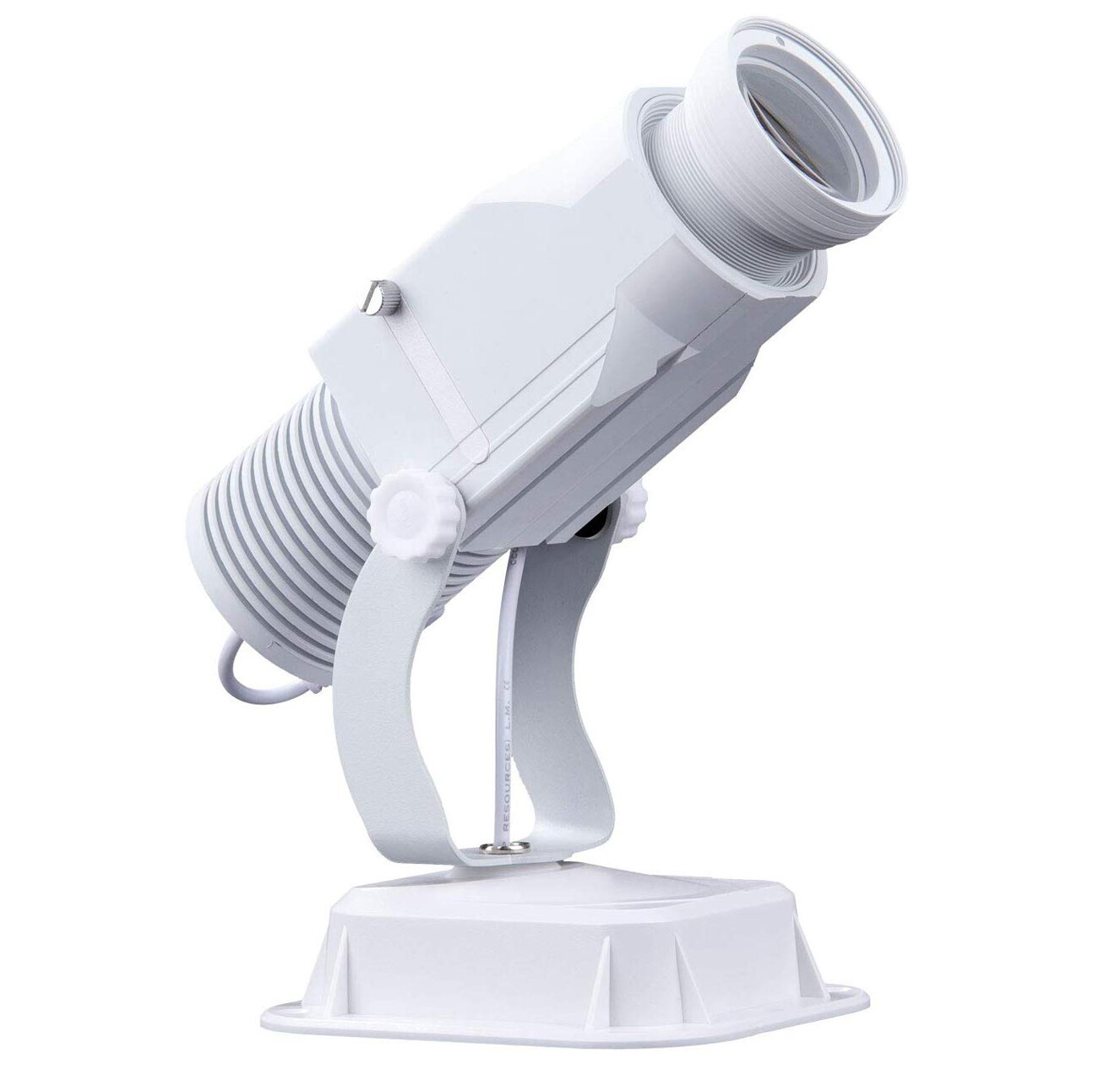 15W Indoor Outdoor LED Logo Gobo Projector Light w/ Customize Static Glass Gobo