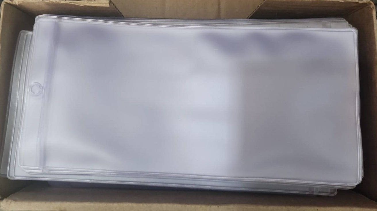 THD Funded Replenishment Plastic Hang Tag Pouches 4-3/8″ x 9-1/4″~ 100