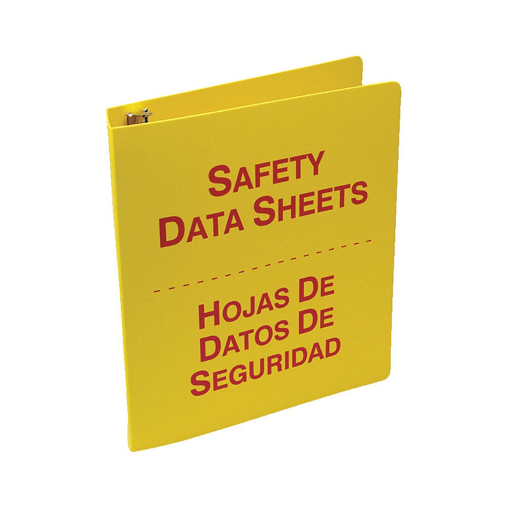 ACCUFORM SBZRS643 Binder,Red/Yellow,12 in. W,Bilingual 45KY33
