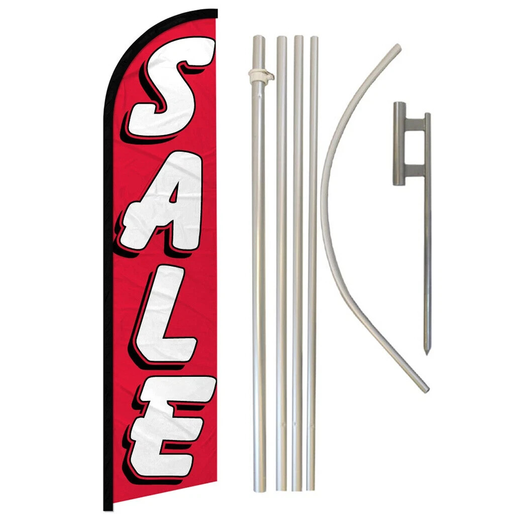 For Sale Here Huge Sale Variation Windless Advertising Banner Flag Pole Kit