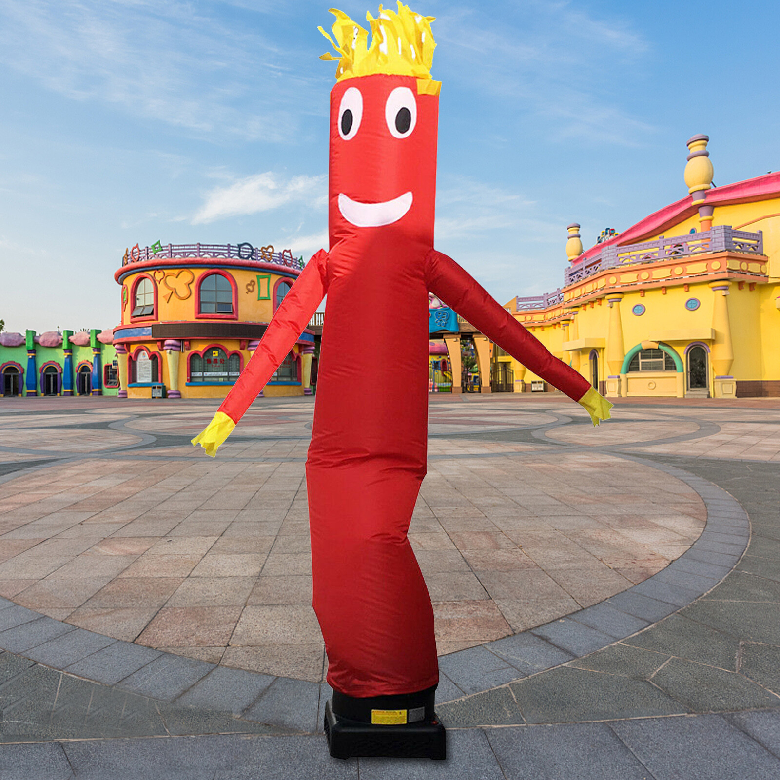 10ft Inflatable Tube Man Wind Sky Wavy Dancer Advertising Air Puppet No Blower