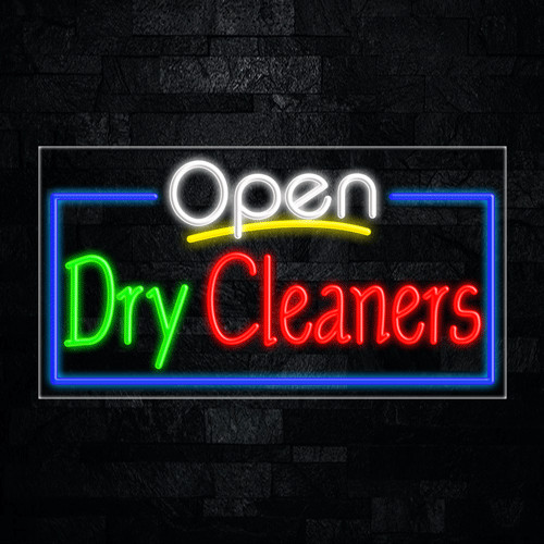 Dry Cleaners LED Neon Sign 33″L x 18″H #35696