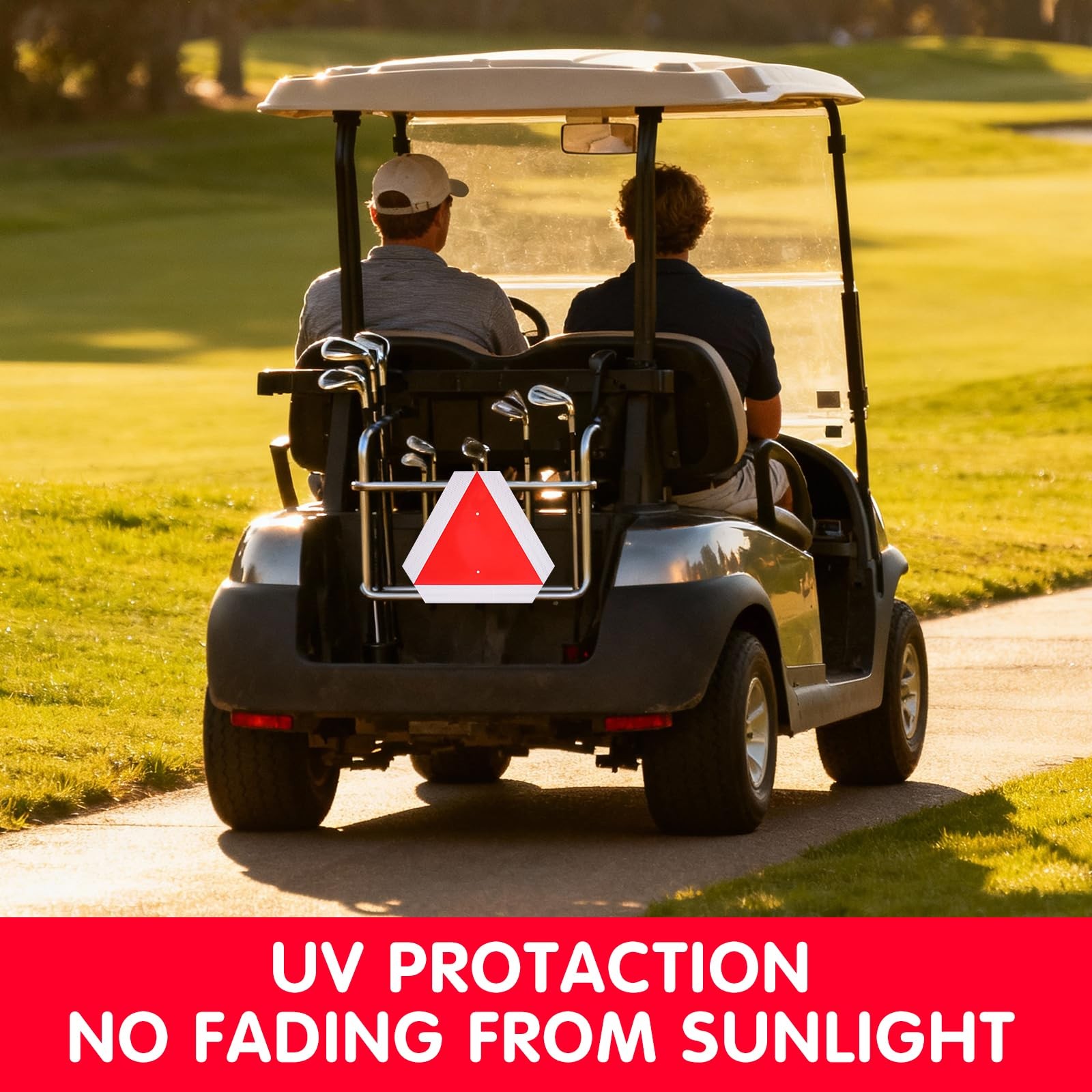 2026 Reflective Upgraded Version Slow Moving Vehicle Sign, Aluminum Slow