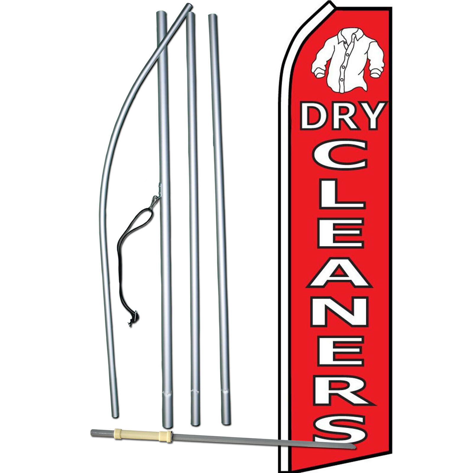 Dry Cleaners Complete Swooper Flag Bundle