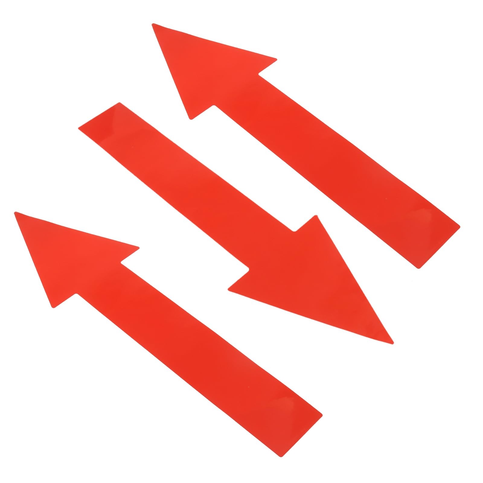9 Pcs Red Directional Arrow Stickers(3×3), 8″x2.4″ Waterproof Sign Arrows Sel…