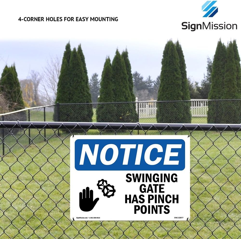 OSHA Notice Signs Hot Water Supply to Fitness Center Vinyl Label Decal Protect