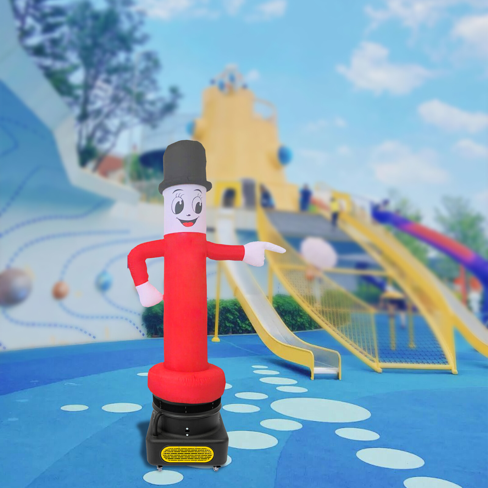 Commercial Air Blower Fan for Wacky Waving Inflatable Tube Man 1 HP