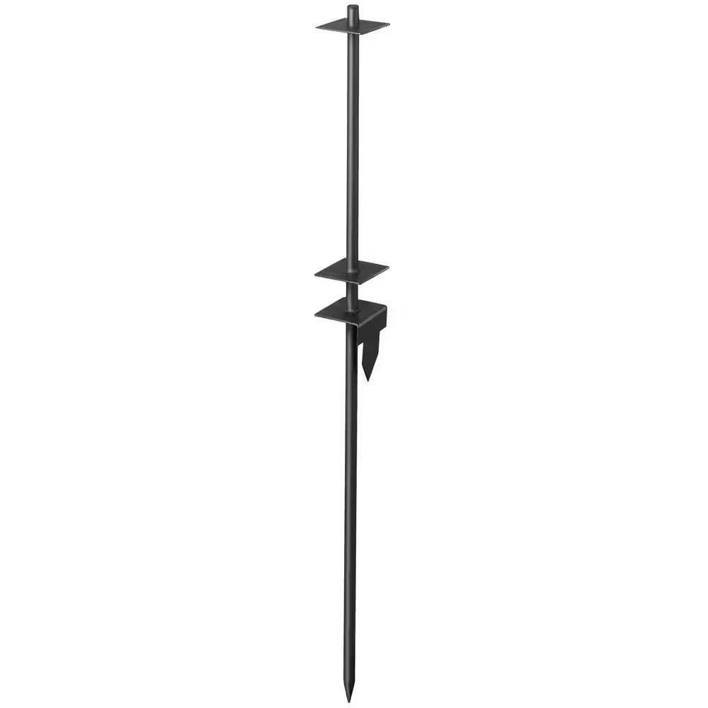 30″ Replacement Real Estate Yard Sign Post Stake – Black Steel