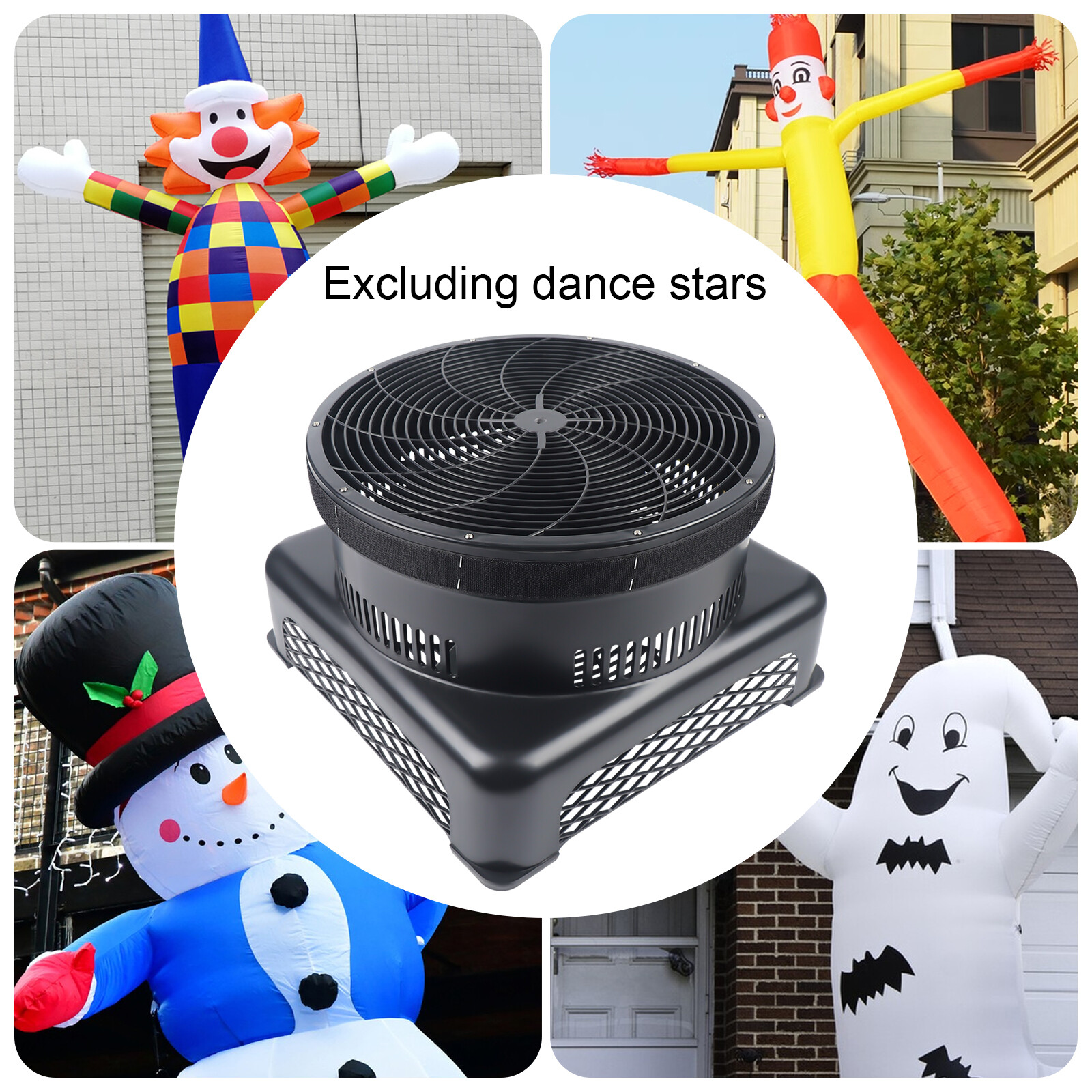 18 Inch Air Blower for Inflatable Tube Man Tall Sky Dancers 950W Blower Fan