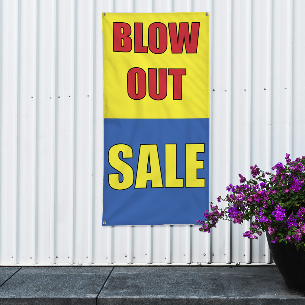 Vertical Vinyl Banner Multiple Sizes Blow out Deal Business Outdoor