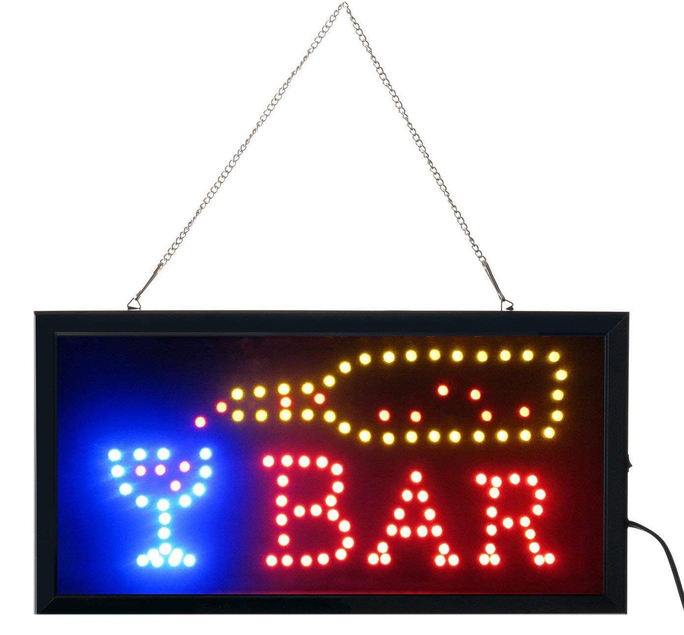LED Neon Light Open Sign With Animation On/off and Power On/Off (Bar Sign L02)